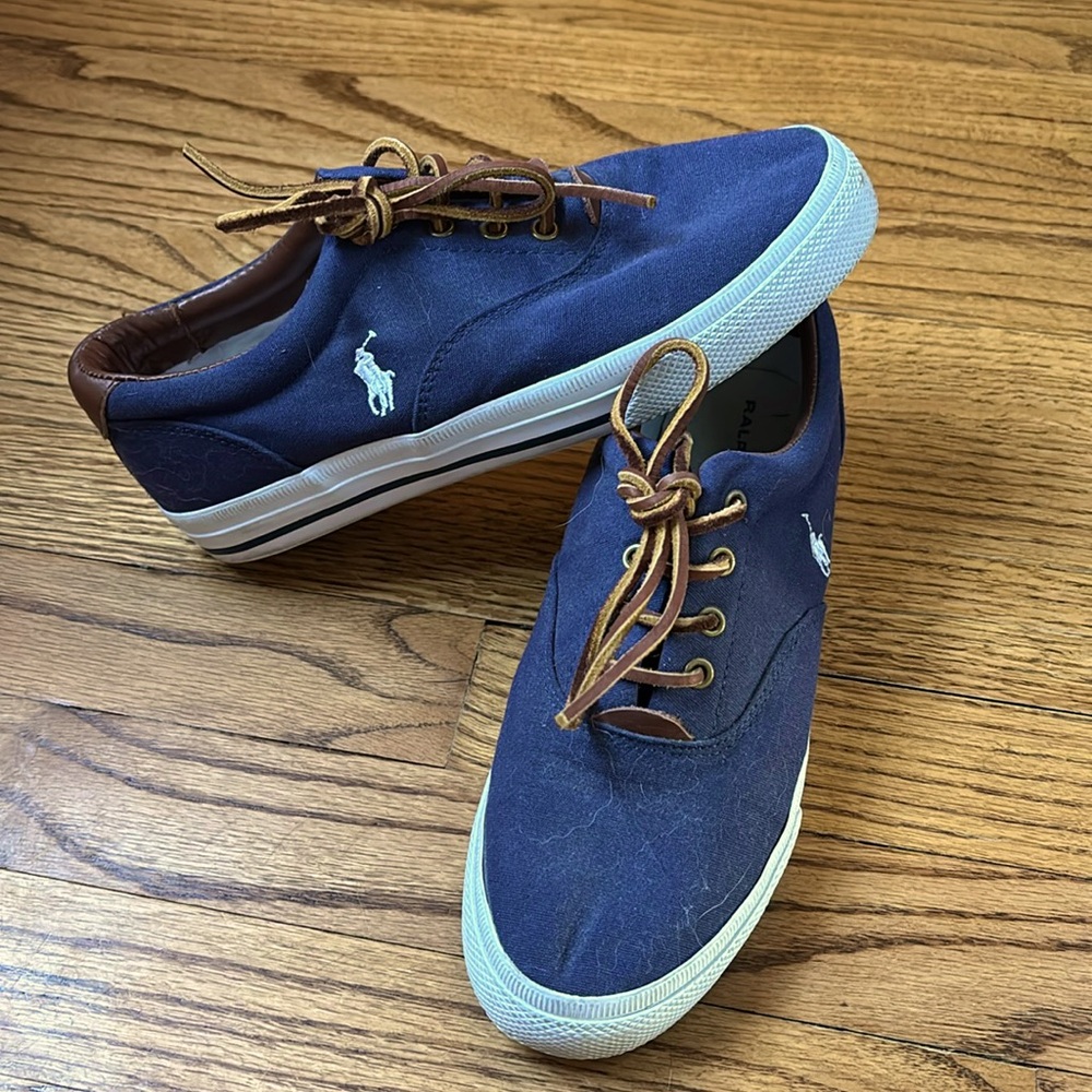 Ralph Lauren Polo Shoes - Navy Blue - Size 8